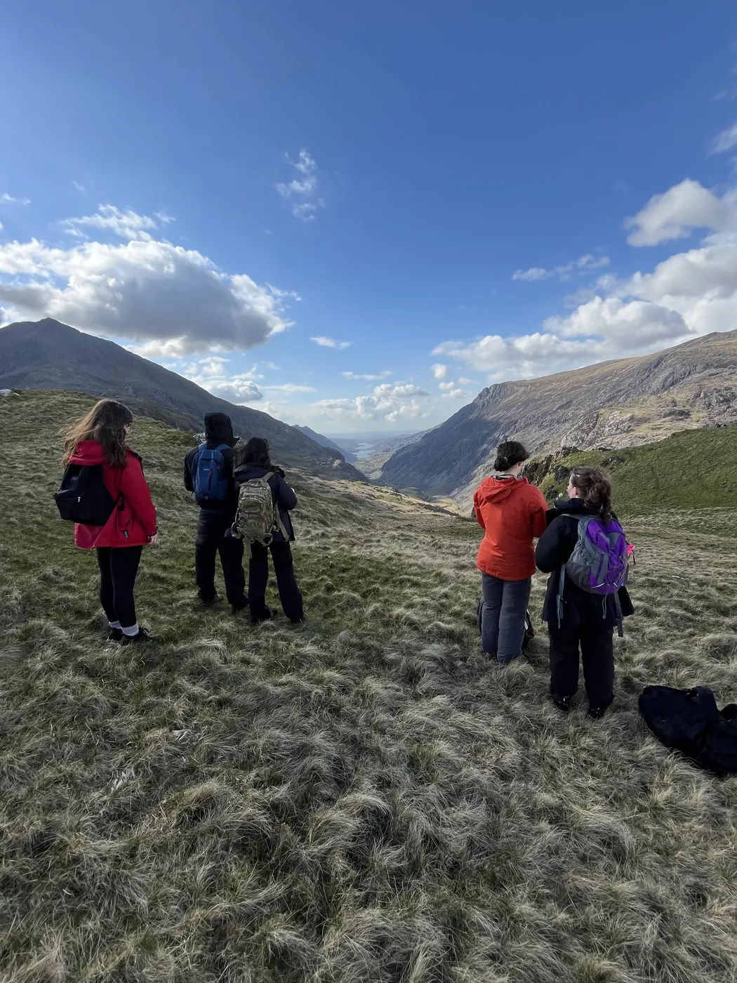 DofE training route with mountain pass view