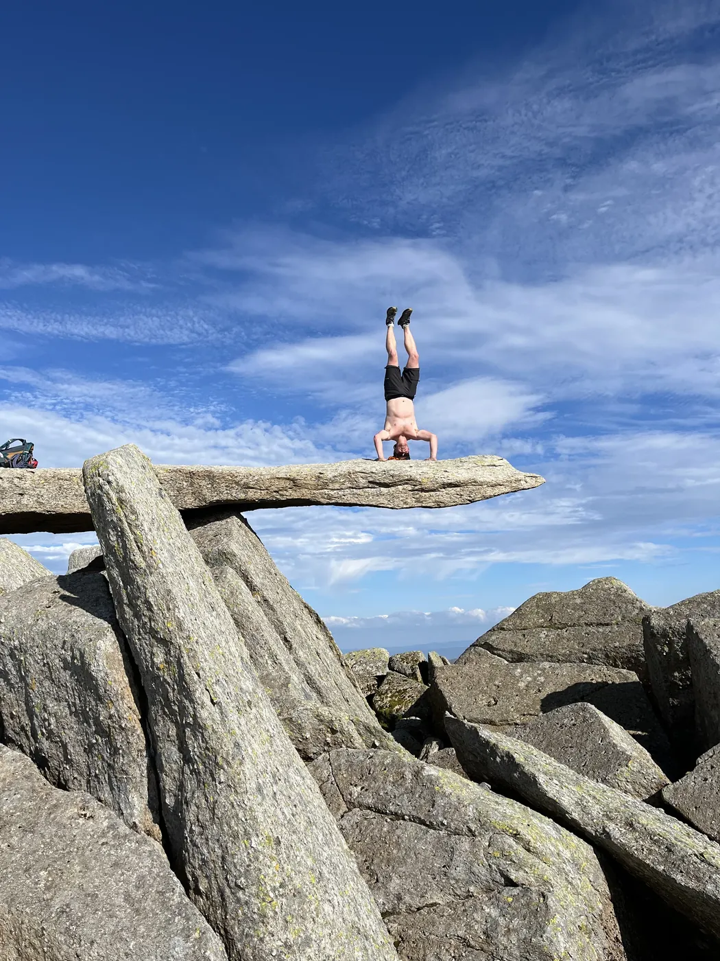 Cantilever Stone on Glyder Fach